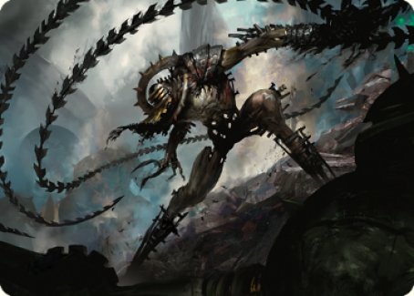 Razorlash Transmogrant Art Card [The Brothers' War Art Series] | Exor Games Summserside