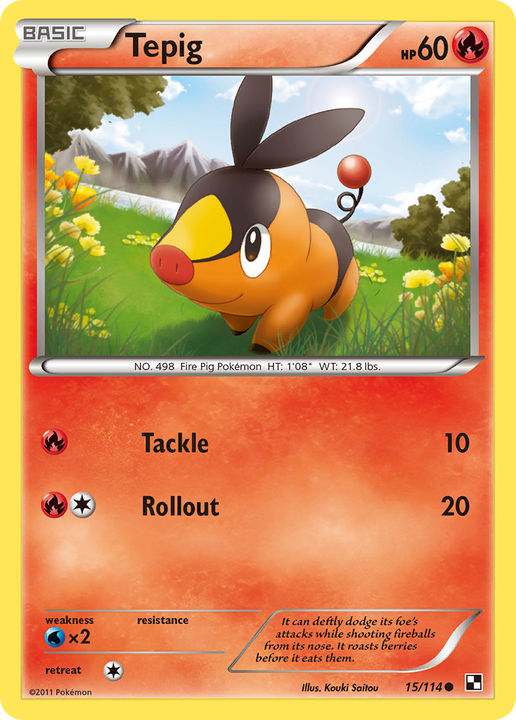 Tepig (15/114) [Black & White: Base Set] | Exor Games Summserside