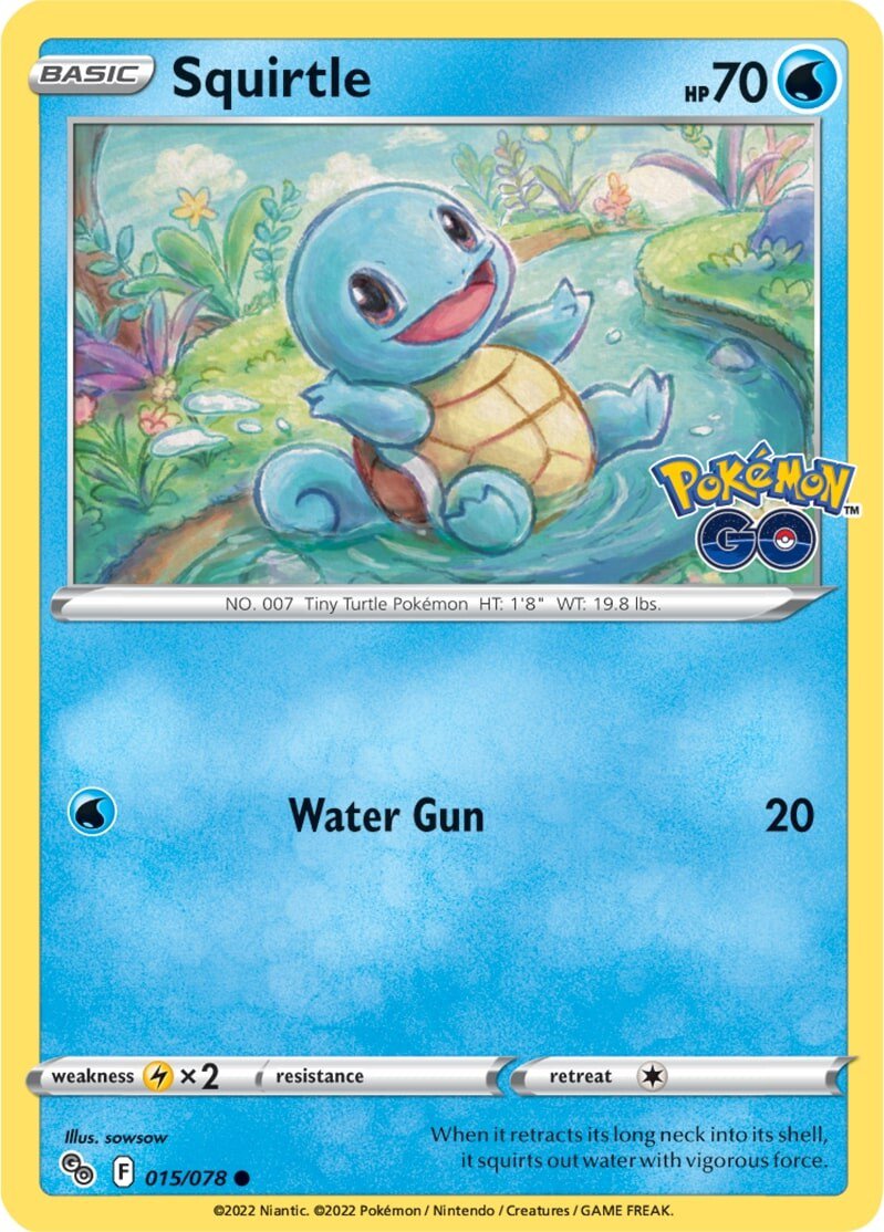 Squirtle (015/078) [Pokémon GO] | Exor Games Summserside