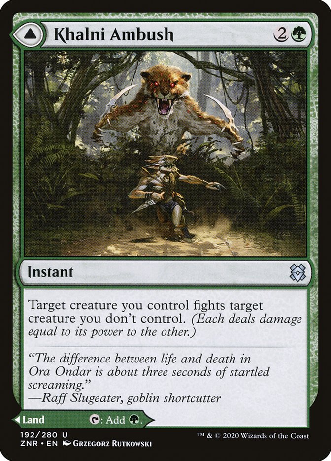 Khalni Ambush // Khalni Territory [Zendikar Rising] | Exor Games Summserside