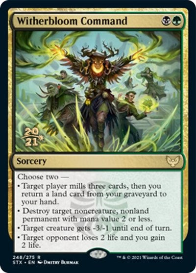 Witherbloom Command [Strixhaven: School of Mages Prerelease Promos] | Exor Games Summserside