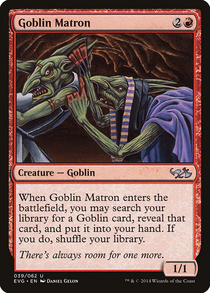 Goblin Matron (Elves vs. Goblins) [Duel Decks Anthology] | Exor Games Summserside