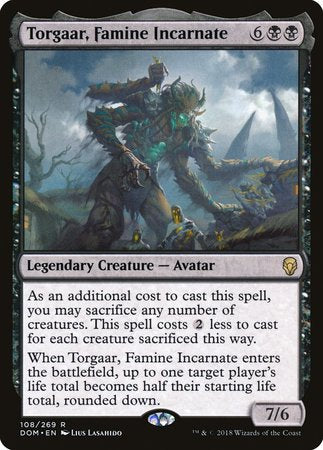 Torgaar, Famine Incarnate [Dominaria] | Exor Games Summserside