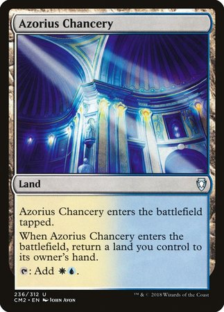 Azorius Chancery [Commander Anthology Volume II] | Exor Games Summserside