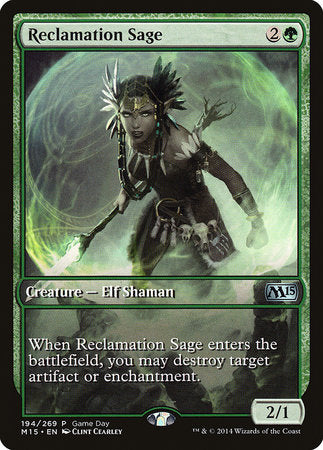 Reclamation Sage [Magic 2015 Promos] | Exor Games Summserside