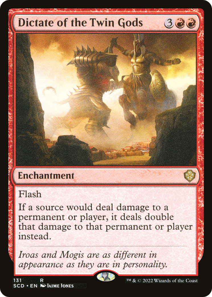 Dictate of the Twin Gods [Starter Commander Decks] | Exor Games Summserside