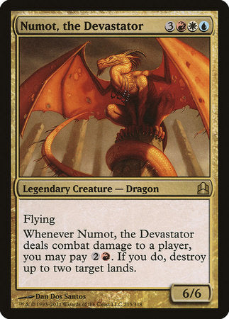 Numot, the Devastator [Commander 2011] | Exor Games Summserside