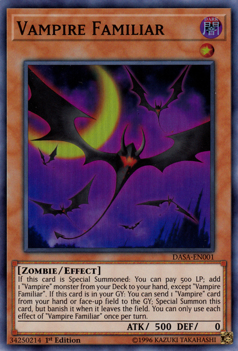 Vampire Familiar [DASA-EN001] Super Rare | Exor Games Summserside