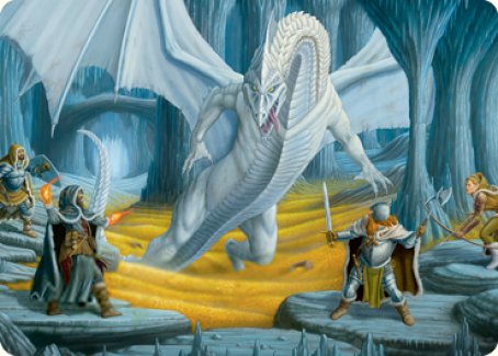 Cave of the Frost Dragon Art Card [Dungeons & Dragons: Adventures in the Forgotten Realms Art Series] | Exor Games Summserside