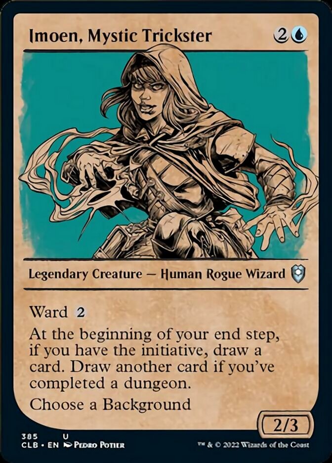 Imoen, Mystic Trickster (Showcase) [Commander Legends: Battle for Baldur's Gate] | Exor Games Summserside