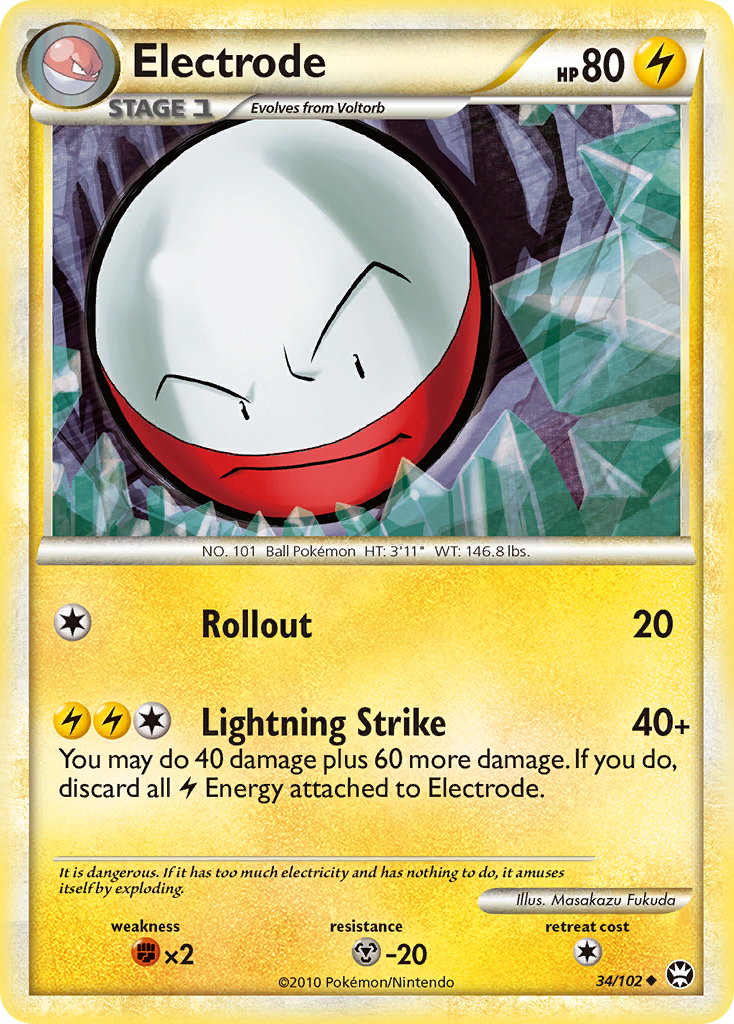 Electrode (34/102) [HeartGold & SoulSilver: Triumphant] | Exor Games Summserside