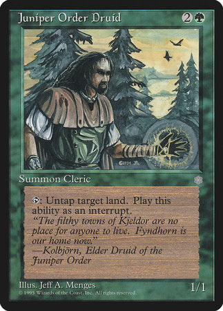 Juniper Order Druid [Ice Age] | Exor Games Summserside