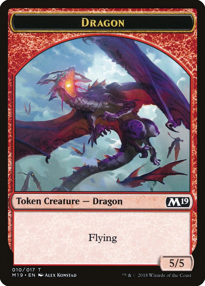 Dragon (010/017) [Core Set 2019 Tokens] | Exor Games Summserside