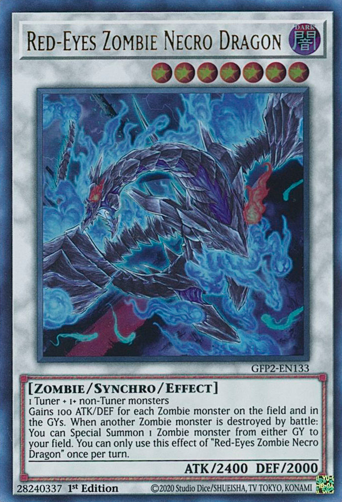 Red-Eyes Zombie Necro Dragon [GFP2-EN133] Ultra Rare | Exor Games Summserside