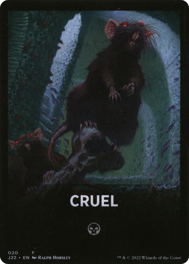 Cruel Theme Card [Jumpstart 2022 Front Cards] | Exor Games Summserside