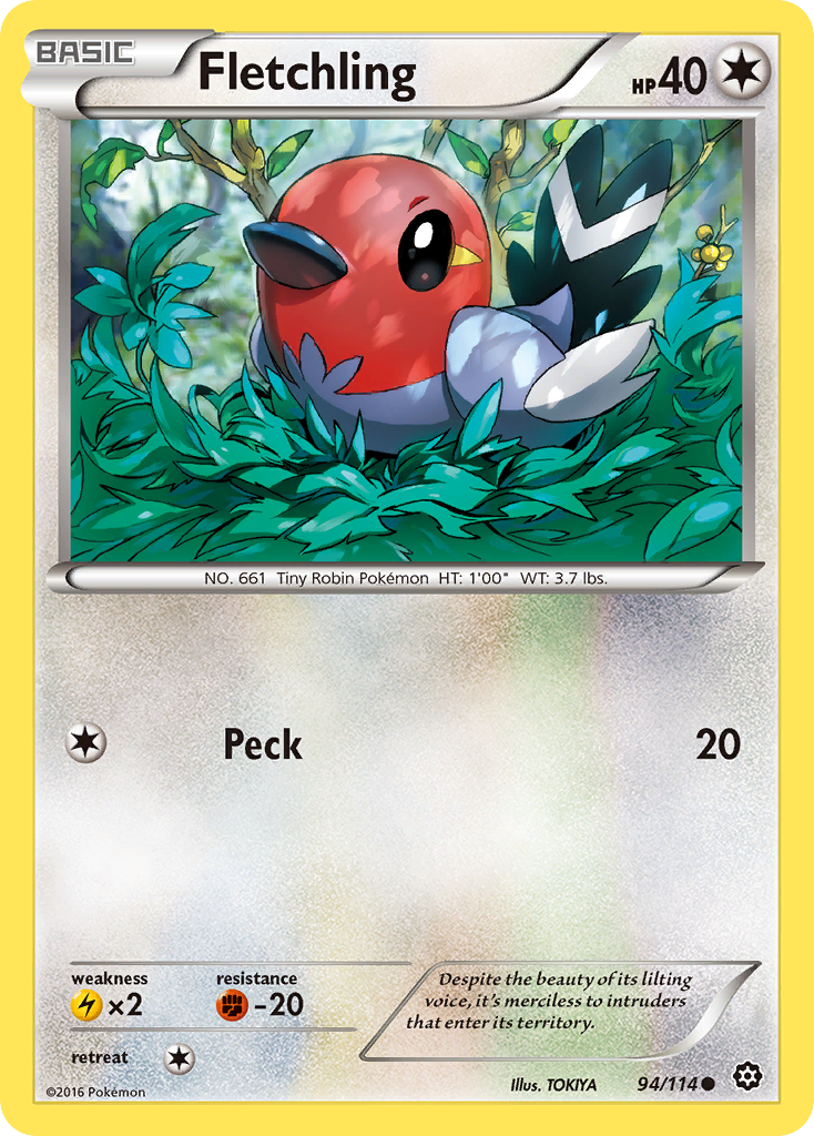 Fletchling (94/114) [XY: Steam Siege] | Exor Games Summserside