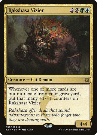 Rakshasa Vizier [Khans of Tarkir] | Exor Games Summserside