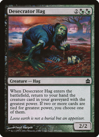 Desecrator Hag [Commander 2011] | Exor Games Summserside