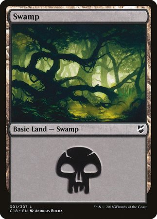 Swamp (301) [Commander 2018] | Exor Games Summserside