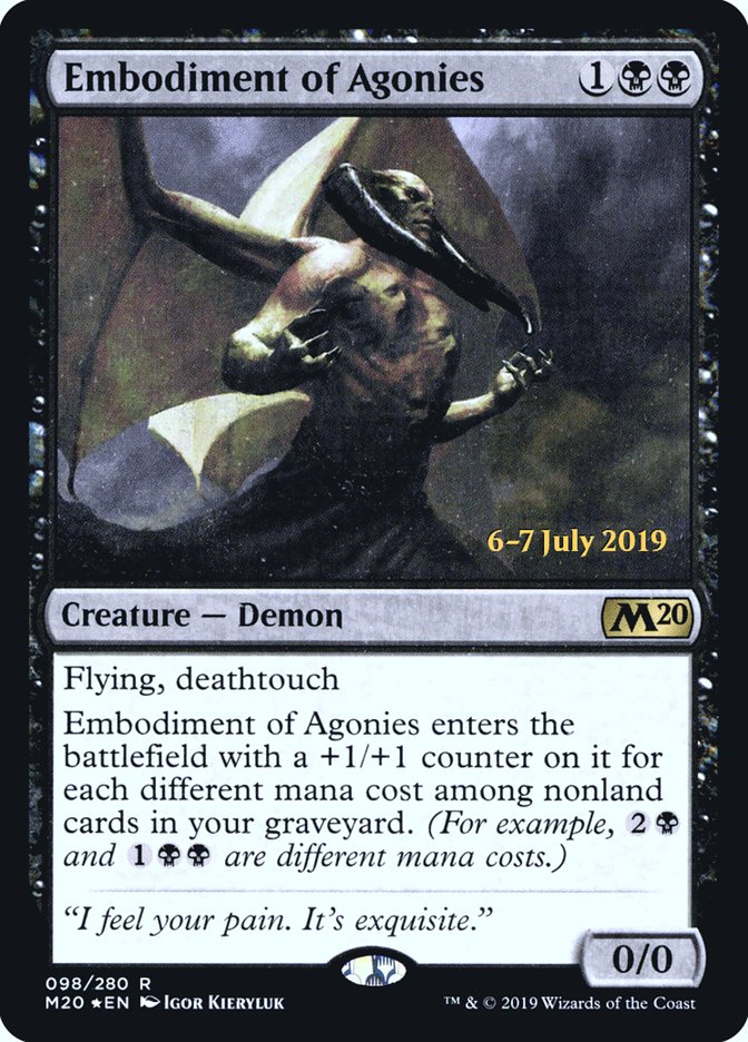 Embodiment of Agonies  [Core Set 2020 Prerelease Promos] | Exor Games Summserside