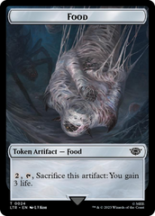 Smaug // Food (0024) Double-Sided Token (Surge Foil) [The Lord of the Rings: Tales of Middle-Earth Tokens] | Exor Games Summserside