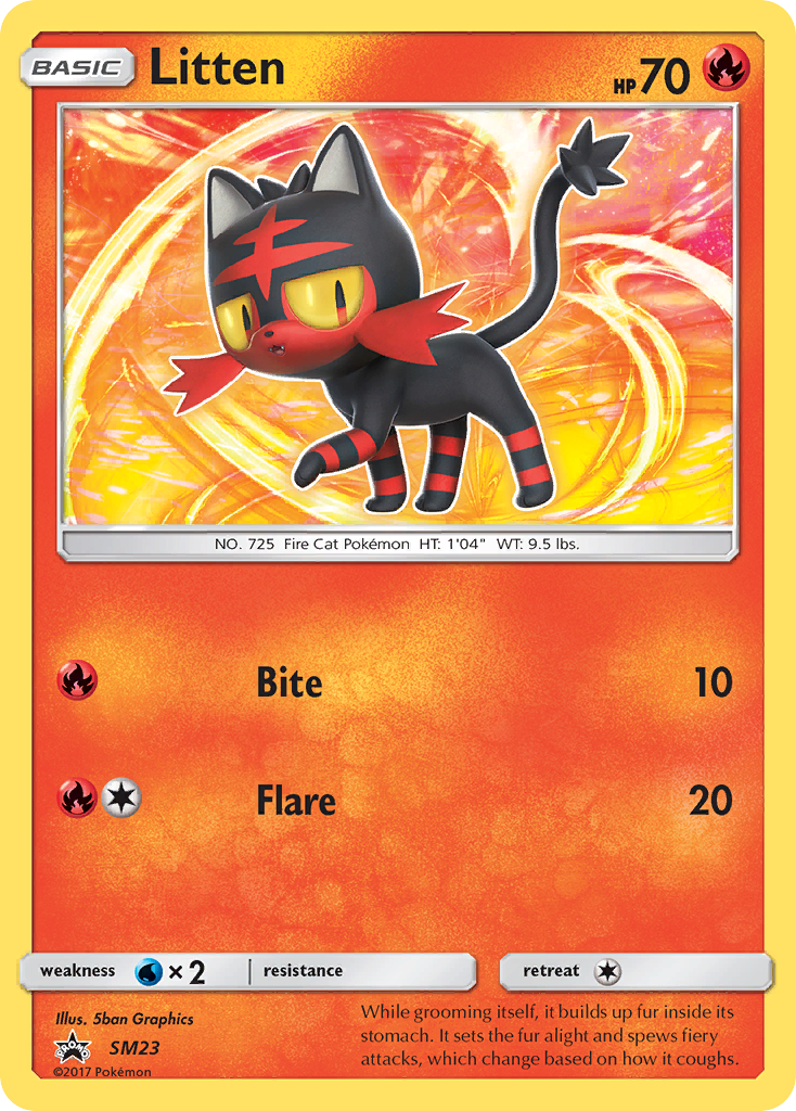 Litten (SM23) [Sun & Moon: Black Star Promos] | Exor Games Summserside