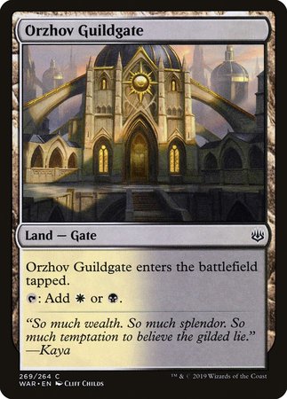 Orzhov Guildgate [War of the Spark] | Exor Games Summserside