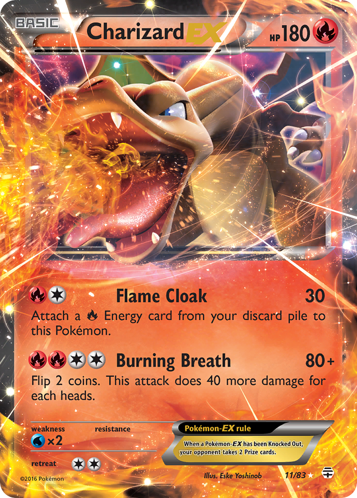 Charizard EX (11/83) [XY: Generations] | Exor Games Summserside