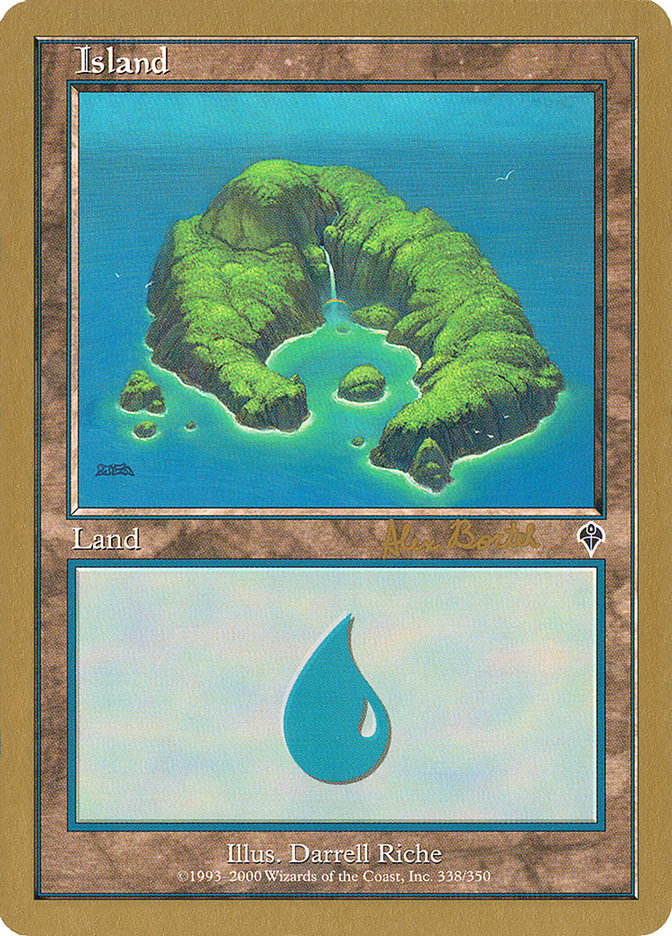 Island (ab338) (Alex Borteh) [World Championship Decks 2001] | Exor Games Summserside