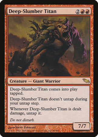 Deep-Slumber Titan [Shadowmoor] | Exor Games Summserside