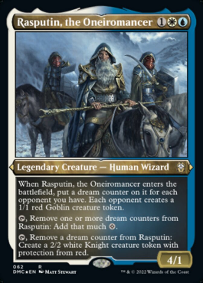 Rasputin, the Oneiromancer (Foil Etched) [Dominaria United Commander] | Exor Games Summserside