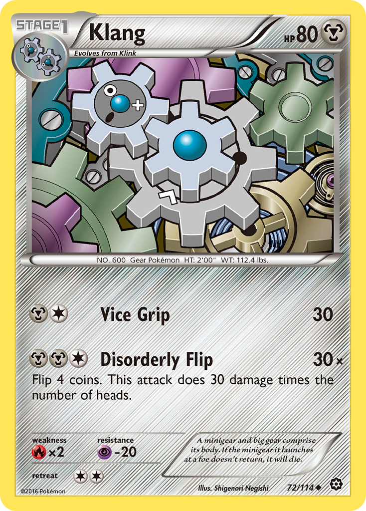 Klang (72/114) [XY: Steam Siege] | Exor Games Summserside