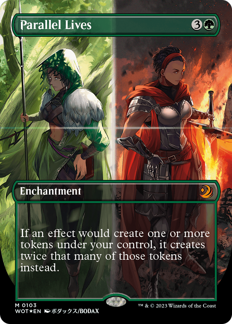 Parallel Lives (Anime Borderless) (Confetti Foil) [Wilds of Eldraine: Enchanting Tales] | Exor Games Summserside