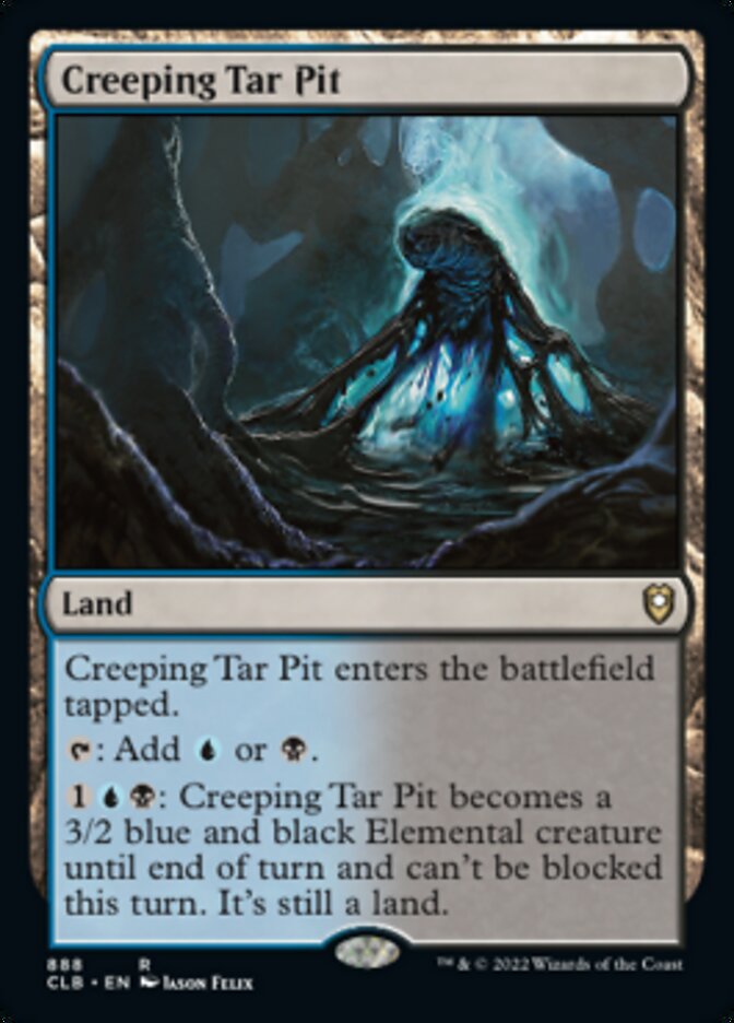 Creeping Tar Pit [Commander Legends: Battle for Baldur's Gate] | Exor Games Summserside