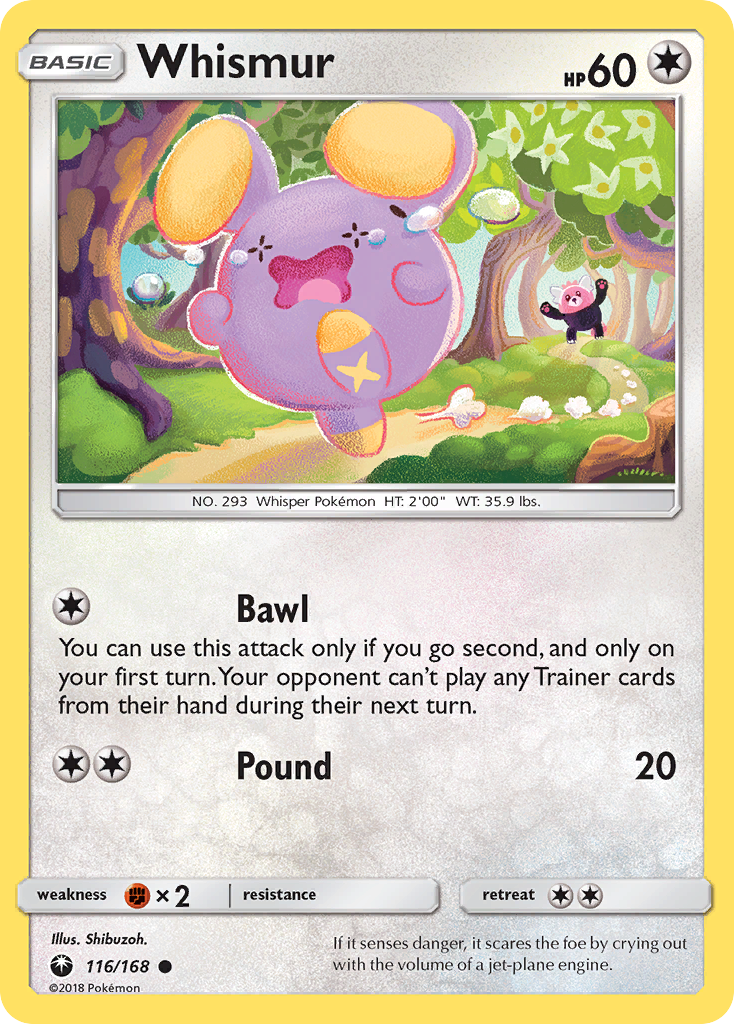 Whismur (116/168) [Sun & Moon: Celestial Storm] | Exor Games Summserside