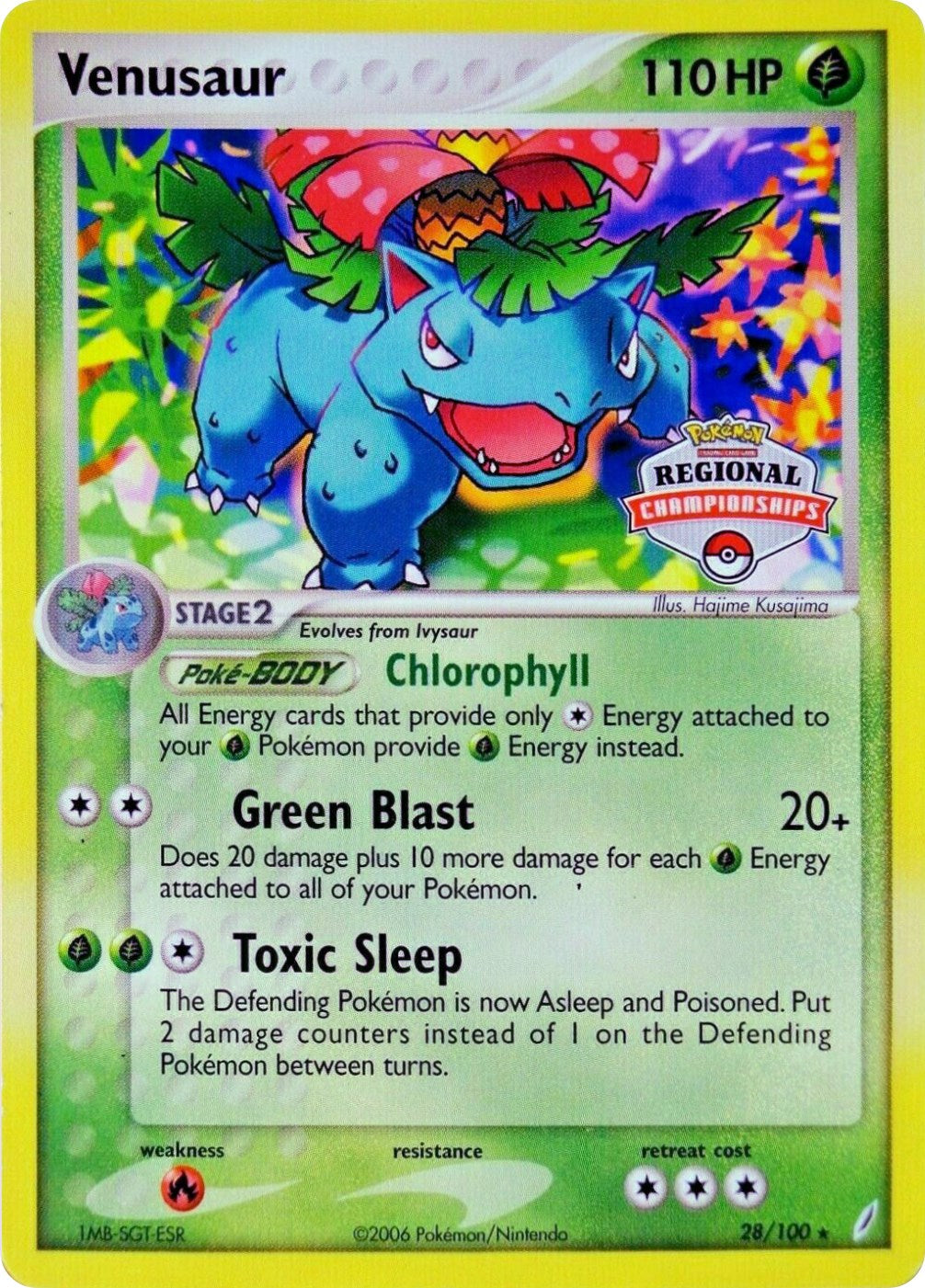 Venusaur (28/100) (Regional Championship Promo) [EX: Crystal Guardians] | Exor Games Summserside