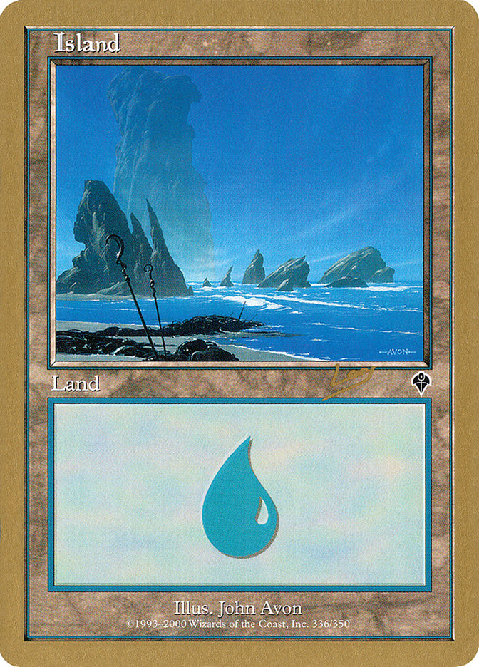 Island (rl336) (Raphael Levy) [World Championship Decks 2002] | Exor Games Summserside