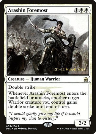 Arashin Foremost [Dragons of Tarkir Promos] | Exor Games Summserside