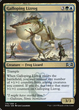 Galloping Lizrog [Ravnica Allegiance] | Exor Games Summserside