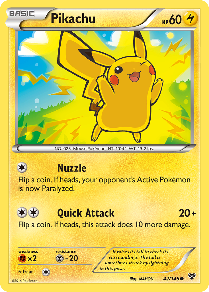 Pikachu (42/146) [XY: Base Set] | Exor Games Summserside