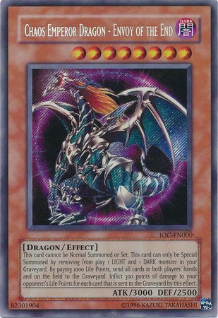 Chaos Emperor Dragon - Envoy of the End [IOC-EN000] Secret Rare | Exor Games Summserside