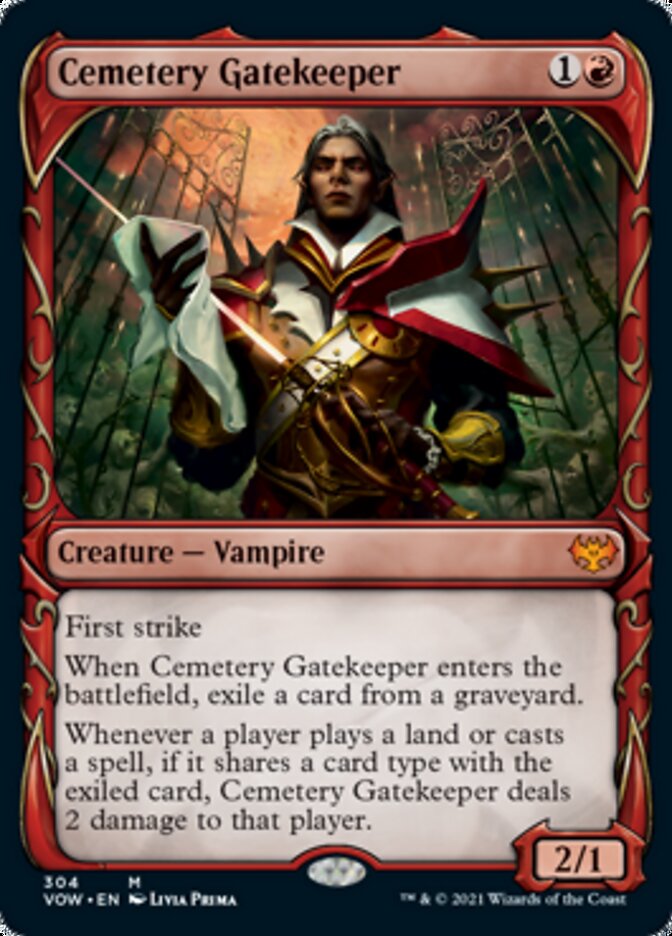 Cemetery Gatekeeper (Showcase Fang Frame) [Innistrad: Crimson Vow] | Exor Games Summserside