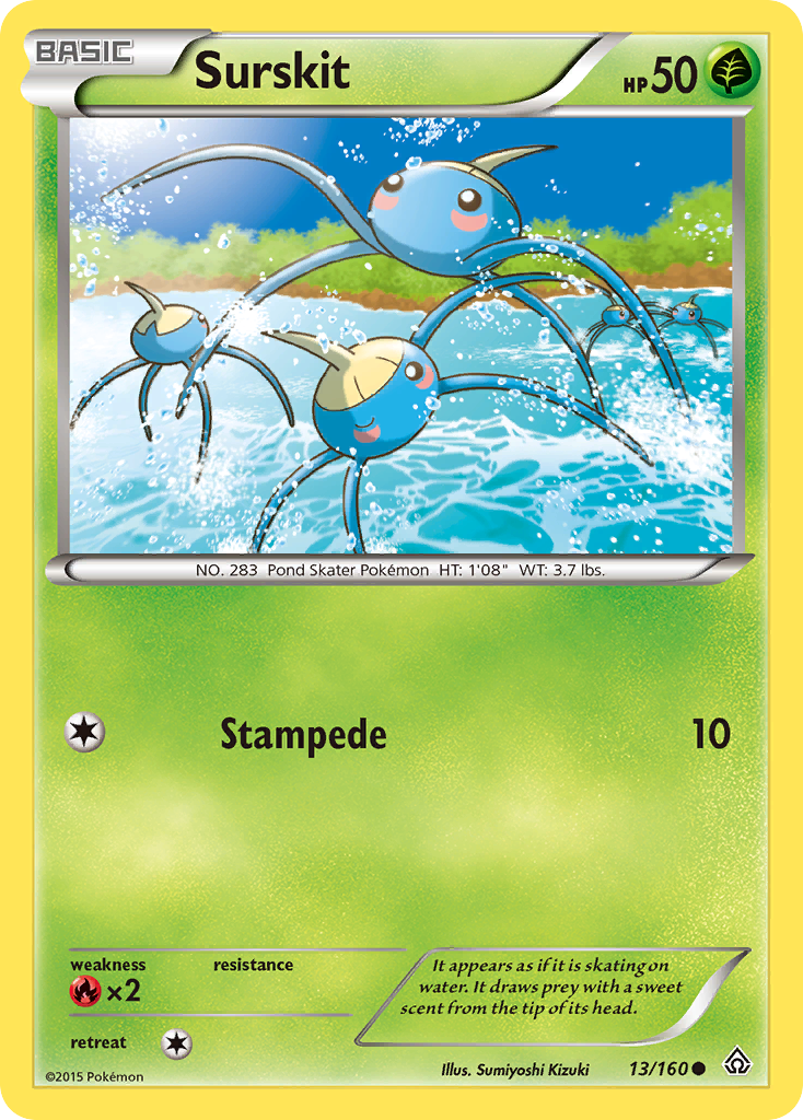 Surskit (13/160) [XY: Primal Clash] | Exor Games Summserside