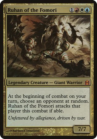 Ruhan of the Fomori (Oversized) [Commander 2011 Oversized] | Exor Games Summserside