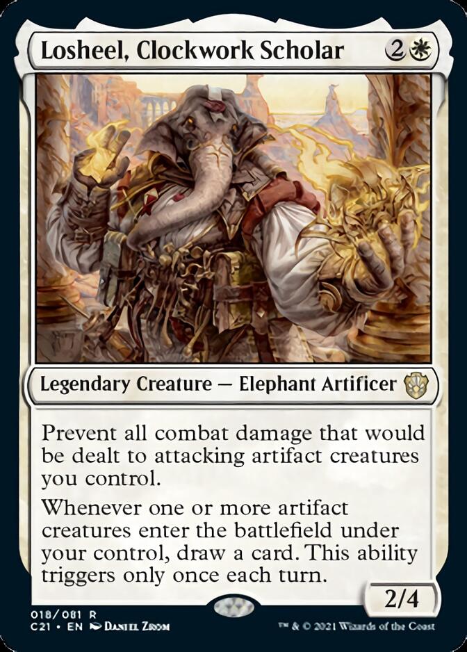 Losheel, Clockwork Scholar [Commander 2021] | Exor Games Summserside