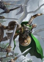 Maja, Bretagard Protector Art Card [Kaldheim: Art Series] | Exor Games Summserside