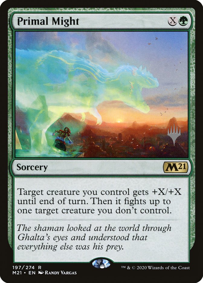 Primal Might (Promo Pack) [Core Set 2021 Promos] | Exor Games Summserside