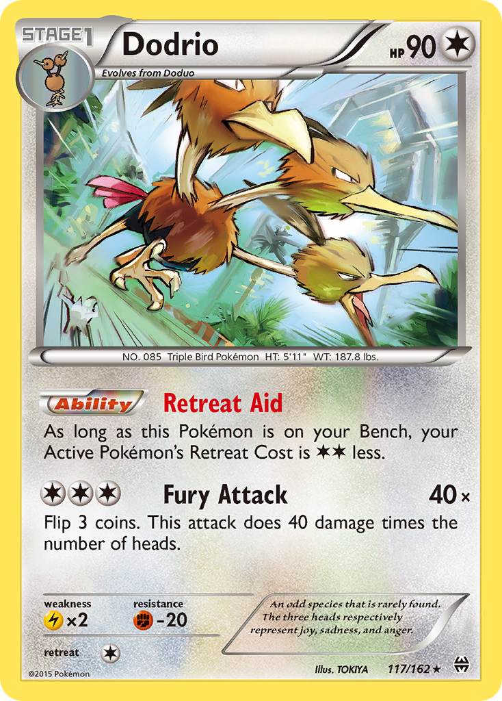 Dodrio (117/162) [XY: BREAKthrough] | Exor Games Summserside