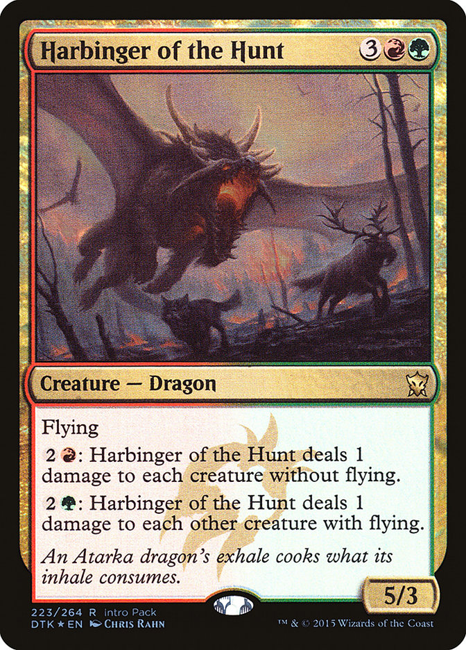 Harbinger of the Hunt (Intro Pack) [Dragons of Tarkir Promos] | Exor Games Summserside