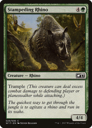 Stampeding Rhino [Welcome Deck 2017] | Exor Games Summserside